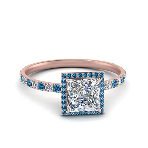 Bague de fiançailles halo et pierre de naissance pour sceller votre amour