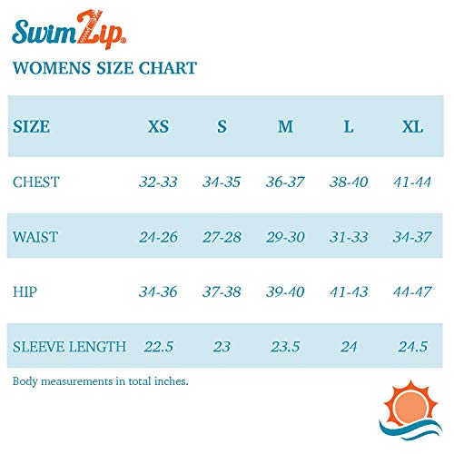 Camiseta SwimZip manga larga mujer con proteccion solar UPF 50 lycra natacion 2