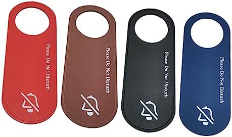 NUOBESTY 4 adet Kapı Tabelası Lütfen Rahatsız Etmeyin Yatak Odası ve Banyo için Dekoratif Kapı Levhası Ofis ve Oteller için Pratik Uyarı Levhası Toplantı Odaları ve Özel Toplantılar için Pratik U - Görsel 1