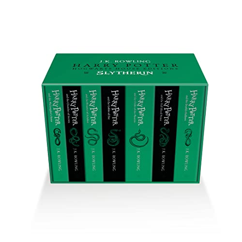 Harry Potter Slytherin House Editions Paperback Box Set: 1-7