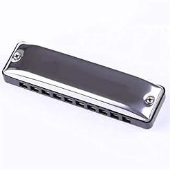 KIRANDIE Harmonica diatonique 10 Trous 20 Note Blues Harp Key C ABS Peigne Brass Reeds Instruments de Musique (Color… - Les Beatles, Paul McCartney, John Lennon, RIngo Starr, George Harrison KIRANDIE Harmonica diatonique 10 Trous 20 Note Blues Harp Key C ABS Peigne Brass Reeds Instruments de Musique (Color… – Image 2