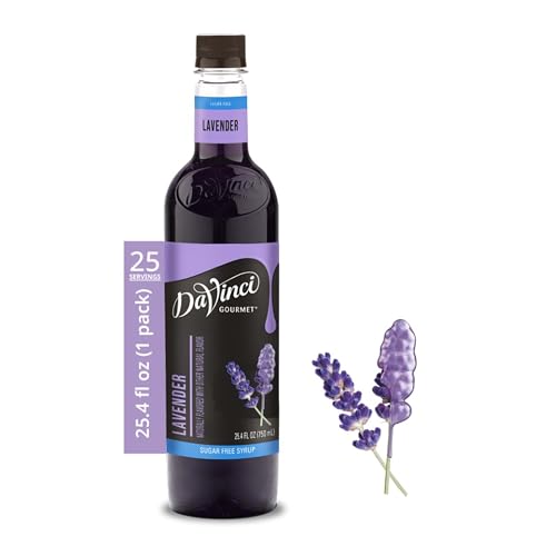 Image of DaVinci Gourmet Sugar-Free Lavender Syrup, 25.4 Fluid Ounces (Pack of 1)