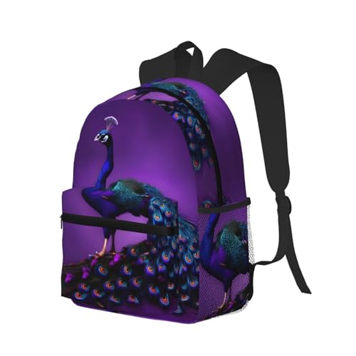 Sac à dos universitaire violet pour vos journées de cours et révisions - 2