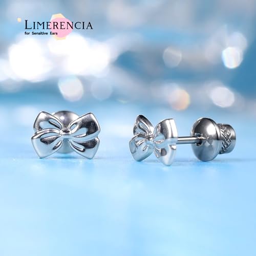 Limerencia Titanium Hypoallergenic G23 Implant Grade Screw Back Earrings Tragus 20G Helix F136 Piercing Post for Sensitive Ears Cartilage3