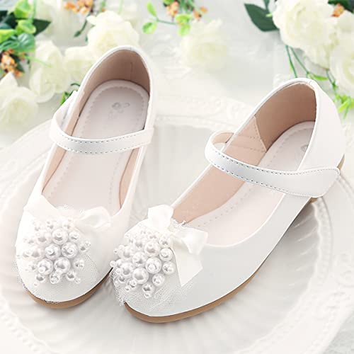 JOEupin Girls Dress Shoes Sparkle Mary Jane Princess Glitter Wedding Party Flats for Toddler Little Kids4