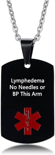 Miniatura 6 de Collar de identificación de alerta médica grabado con láser personalizado para hombres, mujeres, niños y niñas, cadena de acero inoxidable, colgante