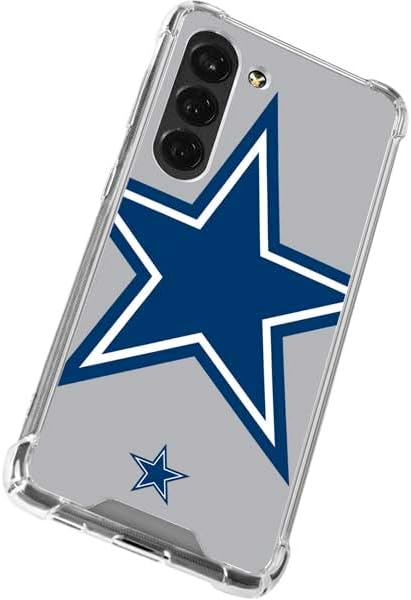 Miniatura 2 de Skinit Funda transparente compatible con Galaxy S23, diseño de logotipo retro de los Dallas Cowboys de la NFL, con licencia oficial
