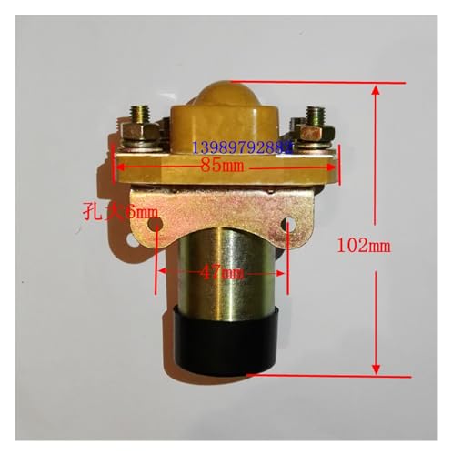 Contactor MZJ DC HZJ-200A normalmente cerrado, relé de alta corriente para vehículos 3