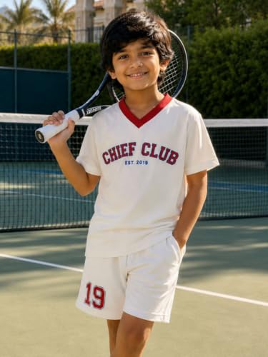 Image of Nap Chief Kids Cotton Printed Co ord Sets for Boys & Girls, T Shirt and Shorts for Casual Wear