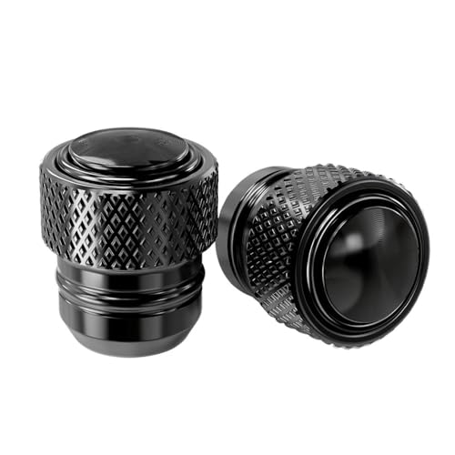 �I�[�g�o�C�̃u���P�b�g�p�b�h CB650R CB500F CB500X CB125R CB300R CB400X�ɓK�� �I�[�g�o�C �A�N�Z�T���[ �L�b�N�X�^���h�����X�^���h�g�剄���v���[�g(Valve Caps BlacK)