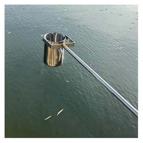 Prélèvement d'échantillons d'eaux usées par perche télescopique inox 1m