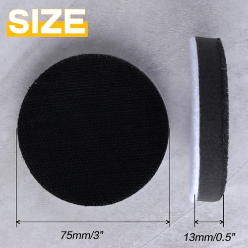 SPEEDWOX 7,6 cm weiche Schaumstoffschicht-Puffer-Pads, 5 Stück, Klettverschluss, weiches Schwammkissen