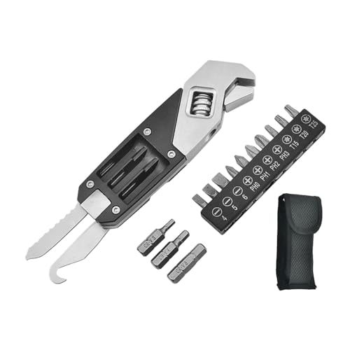 Image of LICHTSPortable Wrench with Storage Bag Stainless Steel Wrench for Home Use Camping|Home & Garden | Tools | Hand Tools | Wrenches | Adjustable Wrenches