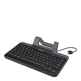 Belkin MFi Certified Wired Tablet Keyboard with Stand and 30-Pin Connector for iPad 3rd Gen, iPad 2 and iPad, Designed for School and Classroom