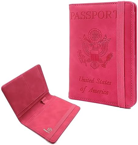 Melsbrinna High Quality Leather Passport Cover, Waterproof, RFID ...