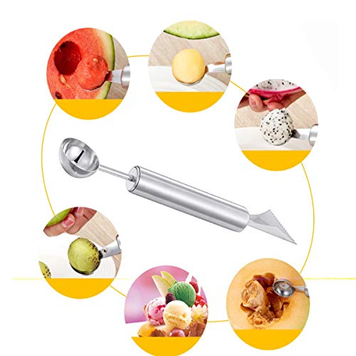 Apo Fruit Set Stainless Steel Pineapple Knife Watermelon Meat Extractor Peeler Digging Spoon Durable, Convenient And Versatile Kitchen Fruit Tool Set #TOP1