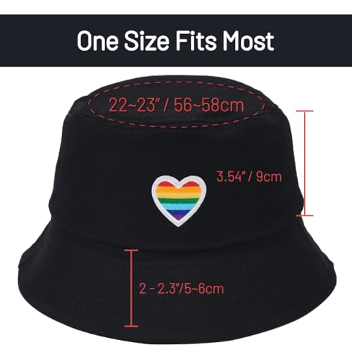 Image of Cotton Bucket Hat for Women Men Summer Travel Sun Beach Bucket Cap, Unisex Outdoor Fisherman Hat
