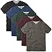 Charles Wilson 5er Packung Einfarbige T-Shirts mit Rundhalsausschnitt (Large, Dark Essentials Type 41)