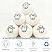 Wool Dryer Balls 6-Pack,Premium New Zealand Dryer Balls Laundry Reusable,100% Wool, Hand-Felted,Natural Fabric Softener, Reduces Clothing Wrinkles & Static Reduction,and Saves Drying Time