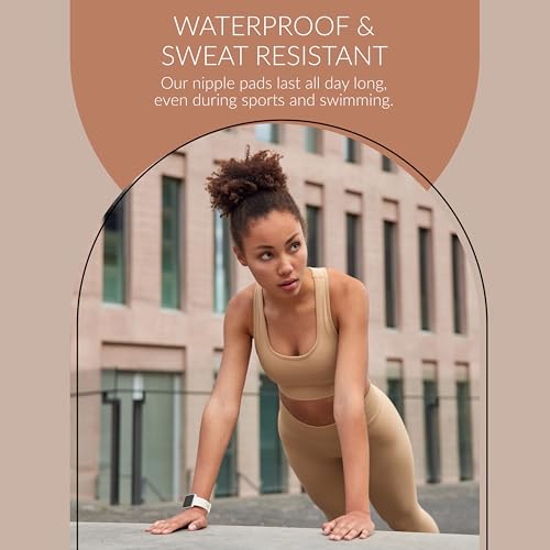 Nipple Cover - Pack of 8 - Self-Adhesive Pasties for Women - Reusable & Washable - Covers Made of Silicone, Light Skin Color3