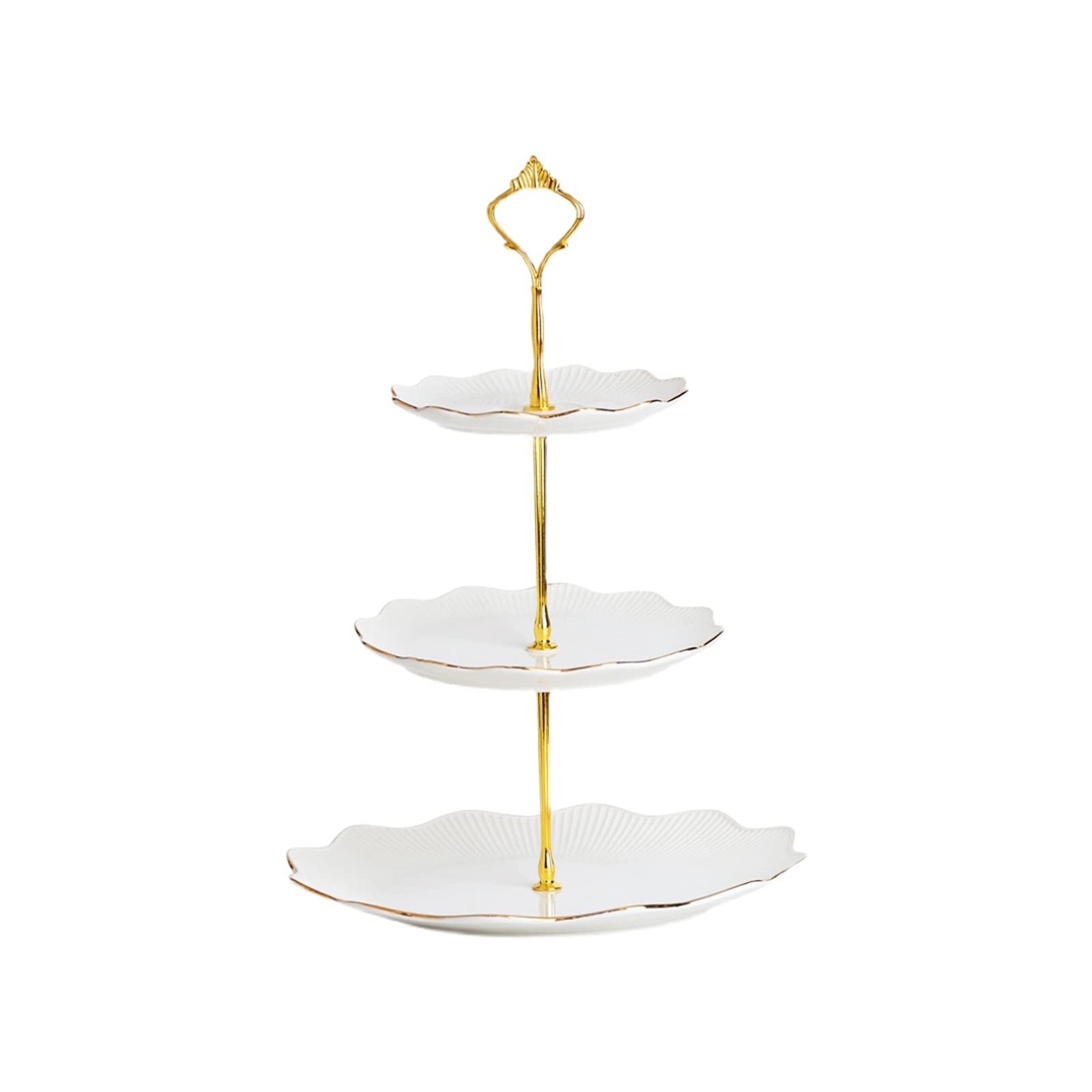 Cake Stand 3 Tier Cupcake Stand European Style Serving Stand for Cake Fruit Serving Tray Cupcake Holder Dessert Stand Candy