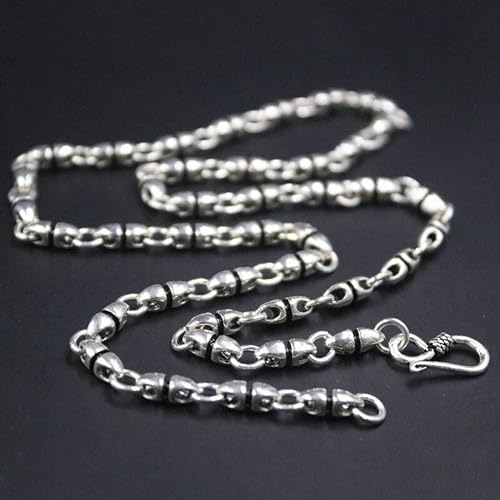 Collier chaîne en argent 925 de 5 mm pour homme la maille élégante Yubbao 50 cm
