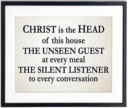 Art Frame Christ is the Head d'exception finition ivoire décoration murale