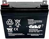 2 Pack CASIL 12v 33ah Deep Cycle Battery for 35ah Scooter Pride Mobility Jazzy Select Electric Wheelchair - 2 Pack in Series 24V
