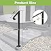 Handrails for Outdoor Steps, 1-2 Step Single Post Handrail, 38