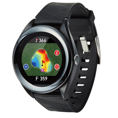Voice Caddie T7 Lightweight Multi-Functional Golf GPS Watch LCD Touch Screen Green Undulation Worldwide Preloaded Courses Slope Mode