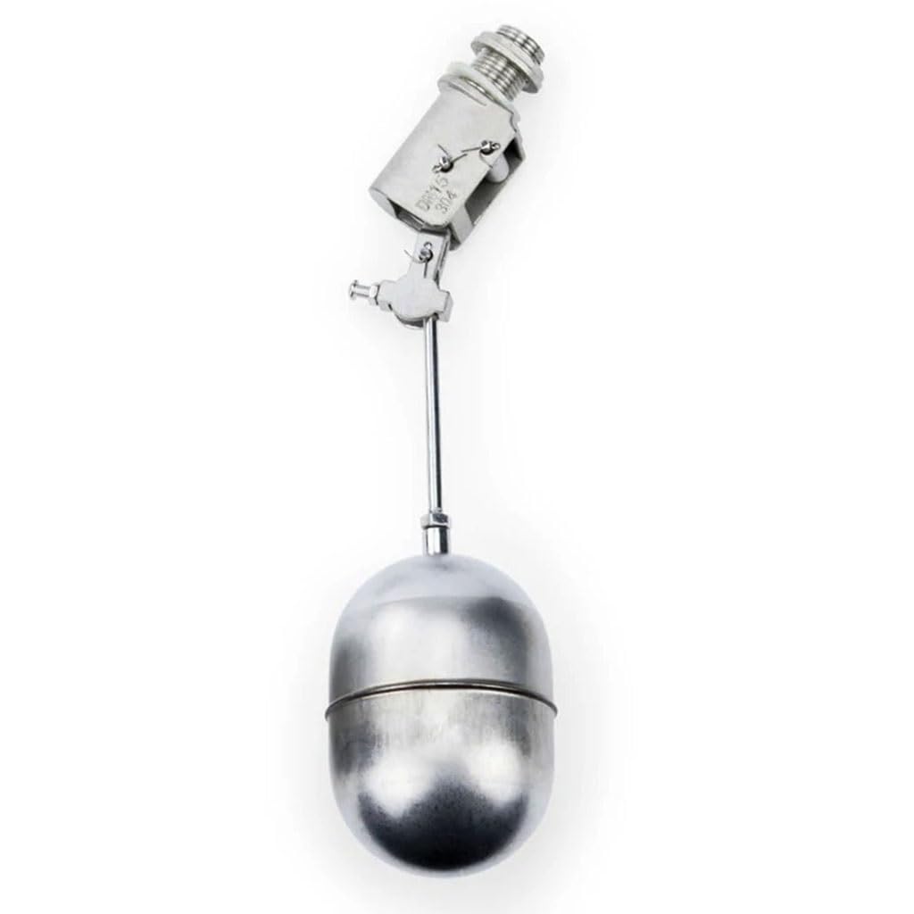Bwrctobew One Color High Temperature Resistant Dn15 Water Tank Ball Float Valve - 304 Stainless Steel Water Level Controller