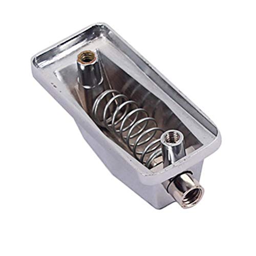 image for EXCEART 5 pcs Single End Drum Lugs Silver Metal Rectangle Drum Lug Met