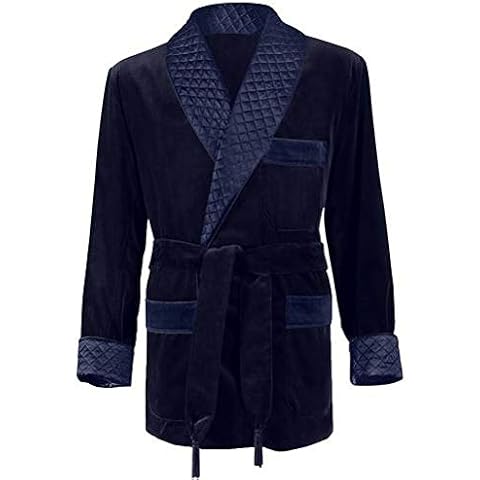 Regency New York Men's Smoking Jacket (X-Large, Navy) Cover