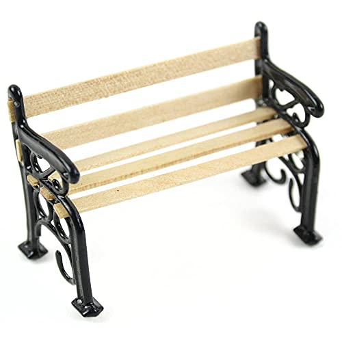 Touch of Nature Miniature Wooden Bench 2" 1Pc