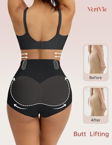 Image of Vertvie Tummy Control Shapewear Shorts Butt Lifting Seamless | Breathable Micro-hole Fabric, High Waisted Body Shaper, Everyday Comfort, Thigh Slimmer, Invisible, Girdles for Under Dresses