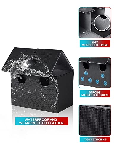 Zlca Card Deck Box With Dice Tray For Mtg Cards, 200+ Card Storage Box Fits 100 Double Sleeved Cards For Tcg Ccg (Black) #TOP4
