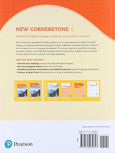Pearson New Cornerstone Grade 4 Workbook