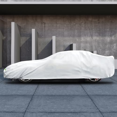 Image of Car Cover Custom Fit for Corvette C4 C5 C6 C7 C8 1980-2026, Migaven Waterproof Full Exterior Cover Sun Rain Protection with Door Zipper and Cotton Lining