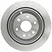 ACDelco Silver Rear Brake Rotor 18A2543A | GM 19255508 Brake Rotors for Select Buick Enclave, Chevrolet Traverse, Chevy, Saturn, GMC Acadia and more