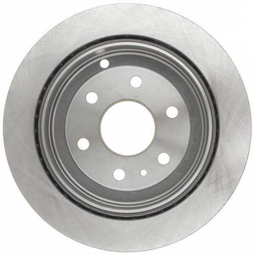Image of ACDelco Silver Rear Brake Rotor 18A2543A | GM 19255508 Brake Rotors for Select Buick Enclave, Chevrolet Traverse, Chevy, Saturn, GMC Acadia and more