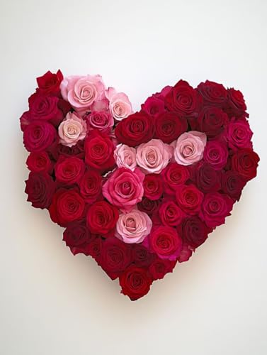 Broderie diamant adulte grand format 70x95cm | Kit loisirs créatifs fleur