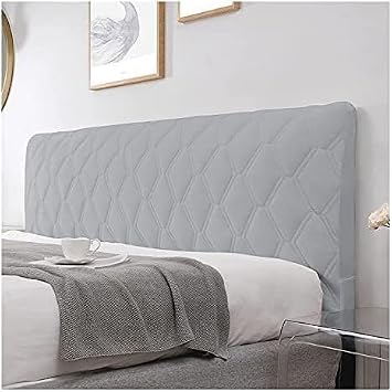 Headboard Bed Cover Thickened Quilted Headboard Slipcover King Size Double Single Elastic Bed Headboard Protective Cover Dustproof Headboard Cover Color C, Size 120cm47 inch