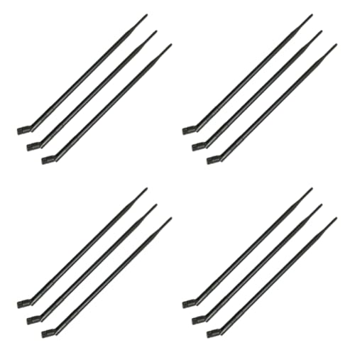 ISTOVO 12PCS 9DBi RP-SMA Dual Band 2.4GHz 5GHz High Gain WiFi Router Antena de Inclinación Inalámbrica