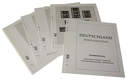 Feuilles pré-imprimées LINDNER Allemagne 1996-2007 pour timbres se tenant