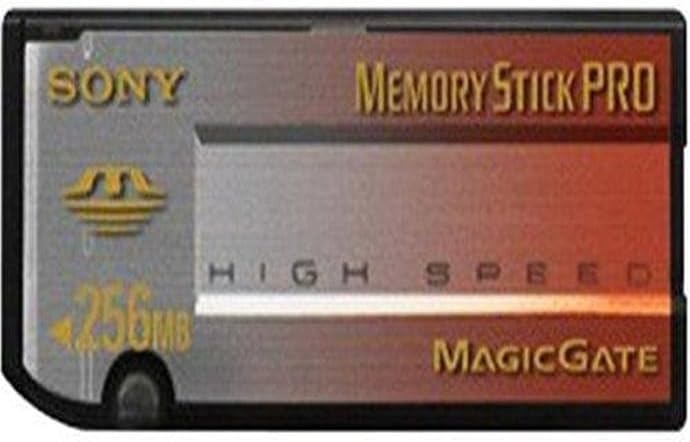 Sony 256MB Memory Stick PRO-HIGH Speed (MSX-256N) (Retail Package)