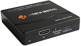 HDMI Splitter 4K 60Hz 1X2 Multi-Resolution Output (MRO) by J-Tech Digital HDMI 2.0