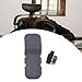 YWMJZEU Office Chair Headrest, Waist Support, Multifunction Compact Head Rest Backrest Board for Computer/Desk Chair Car Gaming, Gray No Padded