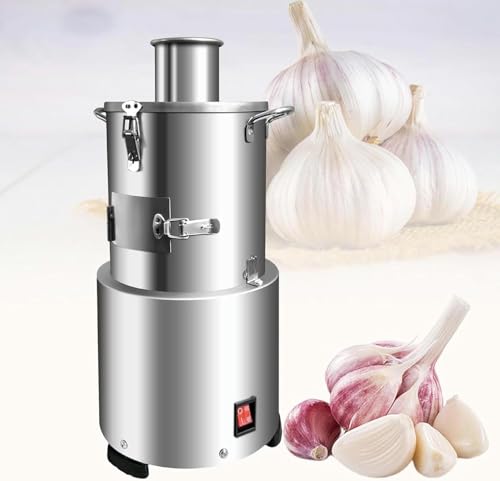 110V 200W Electric Garlic Peeler Machine for Whole Dry Garlic, 30KG/H Stainless Steel Automatic Commercial & Home Use