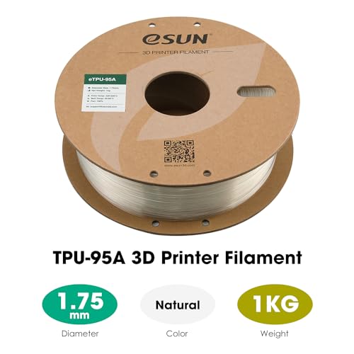 Filamento TPU-95A 1.75mm Flexible para Impresora 3D 1KG - Fernando Cortés Filamento TPU-95A 1.75mm Flexible para Impresora 3D 1KG - Fernando Cortés