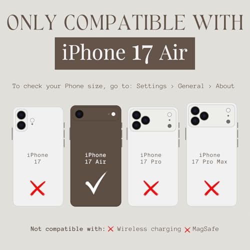 Walli Cases Wallet Phone Case for iPhone 17 Air, Card Holder Kickstand by Walli - Used condition - Image 7